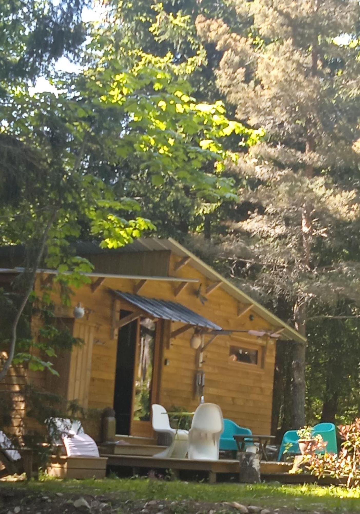 Chalet Libellule Domaine De La Mamounette Champclause Exterior foto